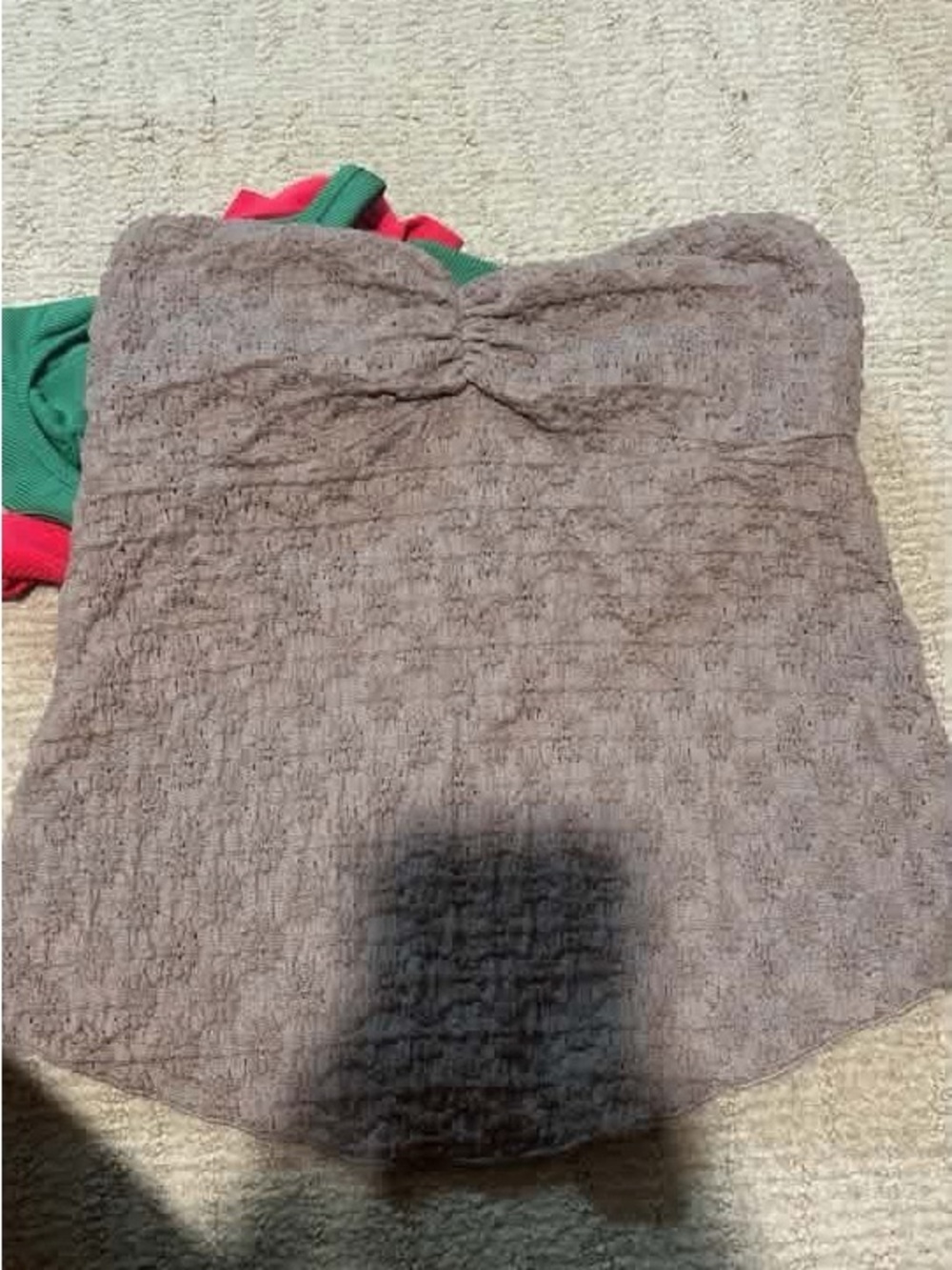 Women’s Strapless Tube Top - Taupe